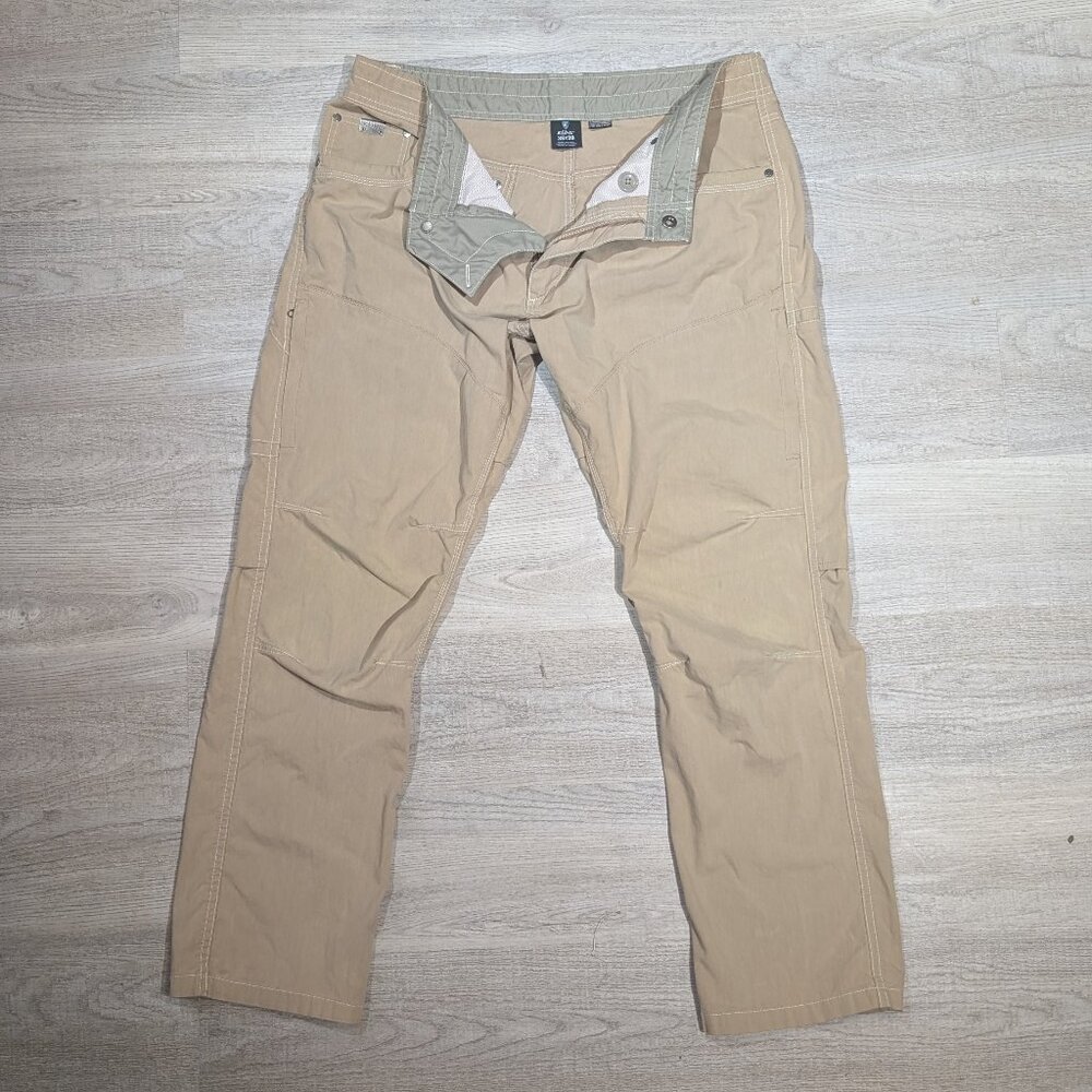 Kuhl Pants Mens 35x30 (34x29) Tan Konfidant Air Pants Carpenter Outdoors Stretch